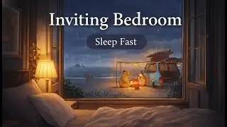 Soft Rain Sound For Sleeping | Peaceful Night Ambience for Restful Sleep