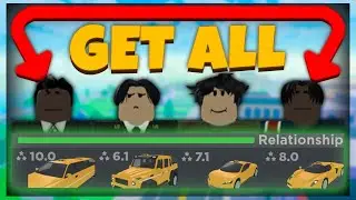 САМЫЙ БЫСТРЫЙ СПОСОБ РАЗБЛОКИРОВАТЬ ВСЕ АВТОМОБИЛИ ДЛЯ ОТНОШЕНИЙ! (Roblox Taxi Boss)