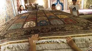 Hand woven silk #traditionalcarpets