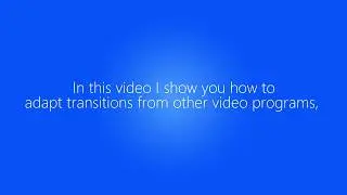 SHOTCUT - how to make and use CUSTOM TRANSITIONS from other video editors