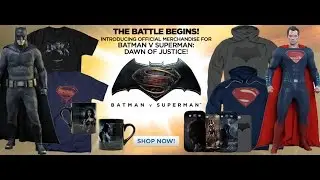 Get Official Batman v Superman Merchandise in the Wb Shop