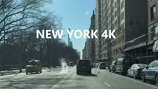 4K New York -- Driving tour of Manhattan ( Frederick Douglass Blvd & Central Prk W )
