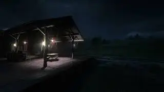 RDR2 Countryside Night Rain 🌙🌧️ Gentle Rain ASMR for Focus & Relaxation