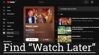 How to find your Watch Later Playlist on YouTube