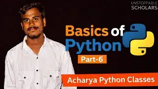 Basics of Python Part-6 With Real Life Examples for Who are Interested to Learn 😊....