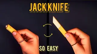 Jackknife origami weapon paper craft| Make a paper switchblade in no time