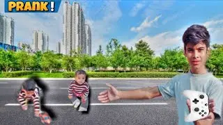 PRANK WITH 1YEAR (BABAY) TOY CAR REMOTE CONTROL 
