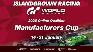 GT7 Manufacturer&rsquo;s Cup &mdash; Round 1 2026