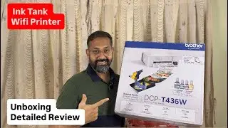 Сколько страниц можно распечатать за 1 рупию? | Распаковка и обзор Brother DCP-T436W 🔥 Лучший при...