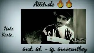 malik ho ya badsha salami ham nehi karte  😎😎😎attitude status 😎😎   🙏🙏please subscribe this chanel🙏🙏