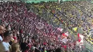Ultras K&ouml;ln in Dresden. Dynamo Dresden - 1. FC K&ouml;ln. Ausw&auml;rtssupport! Mega Stimmung. Aufstieg K&ouml;ln