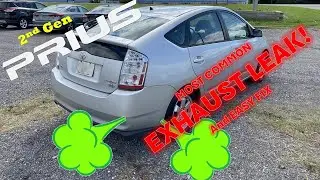 04-09 Prius Exhaust Leak: EASY Fix! Second Gen Prius Common Problems