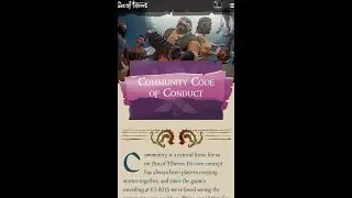Sea of Thieves- Code of Conduct