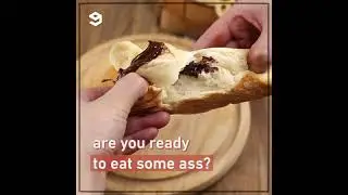 Corgi butt chocolate filling bread