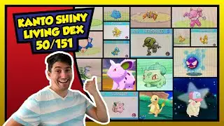 MY ENTIRE SHINY POKEMON COLLECTION! Kanto Shiny Living Dex 50/151 Progress Update!
