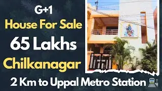 Near Metro Station House for Sale | 80sqyds | G+1 | Chilkanagar #below65lakhshouse #nearmetrostation