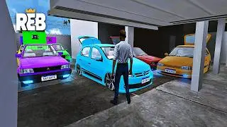 REBAIXADOS ELITE BRASIL | FIZ UMA GARAGEM COM OS CARROS GOL E SAVEIRO EQUIPADOS