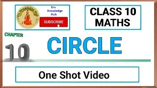 Ncert class 10th Maths Exercise 10 Circle one shot (@vrvknowledgehub6796 )