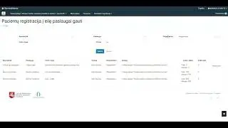 E. sveikata: registracija į eilę ir pacientų eilių valdymas