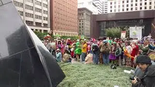 Banker's Heart penny toss ! St Stupid's Day Parade ! April Fool's Day 2019