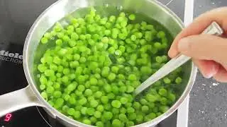 Green peas puree