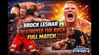 Brock Lesnar RAMPAGE 💀 The Rock Can’t Survive | WWE HCTP