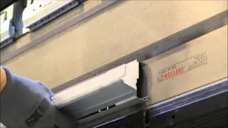 Door frame formed with precision press brake