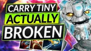 This NEW CARRY BUILD is BEYOND BROKEN - CARRY TINY is ABSURD - Dota 2 Guide