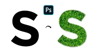Adobe Photoshop | C&aacute;ch tạo hiệu ứng chữ cỏ | How to Create a Grass Text Effect
