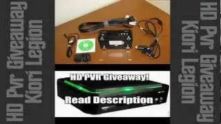 NEW HD PVR GIVEAWAY 2012