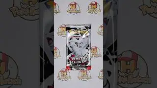 White Flare Pack Opening, ASMR Style! 🤍🪽🎴#pokemon