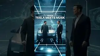 When Tesla time travels to 2025 and meet Elon Musk. Full video @TheTimeTravelDiaries