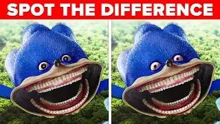 Spot The Difference: Horror Skunx Creatures (Shin Sonic)