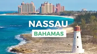 Nassau, Bahamas - Scenic Aerial Footage