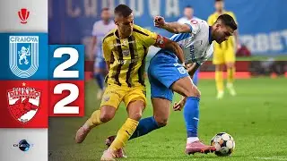 Universitatea Craiova - Dinamo 2-2. Derby spectaculos în Bănie