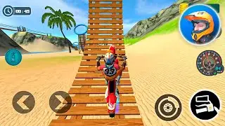 Motocross Beach Bike Stunt Racing #4 - Motor Racer Game Android Gameplay