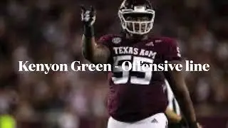 Kenyon Green - film study//Offensive Line - a first rounder?