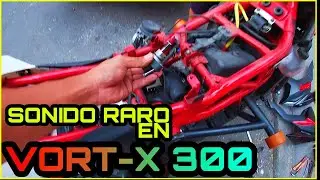 Ajuste TENSOR DE CADENA de la VORT-X 300 /Quitándole el molesto sonido del motor