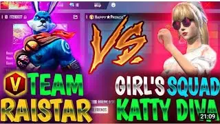 INDIA PRO GIRL'S VS 3 V BADGE PRO PLAYER | RAISTAR TEAM VS KATTY DIVA TEAM&nbsp;@Happy Prince Gaming