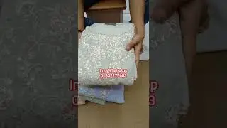 exclusive Pakistani organza fabrics unstitched three piece