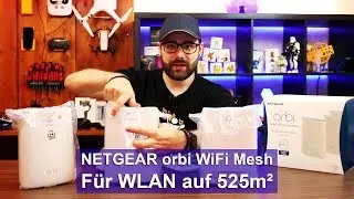 [Netgear - Orbi] WLAN auf 525m&sup2; mit dem RBK53 Mesh Tri.Band WiFi System [Review] [HD]