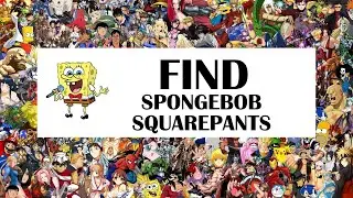 FIND SPONGEBOB SQUAREPANTS! Nobody Can See This Hidden Character । Optical Illusions । Brain Teasers