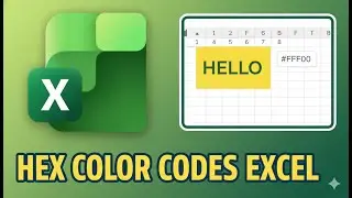 Как использовать шестнадцатеричные коды цветов для шрифта в Excel (2025)