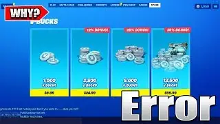 Here's Why You Can't Purchase V-Bucks In Fortnite..