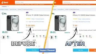 How to Change Any Text or Product Price on a Website Using Inspect | Ecommerce Price Hack Prank