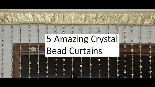 5 Amazing Crystal Bead Acrylic Designer Curtains Available Online In India #Crystal #Bead #Curtain