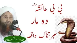 BIBI AYISHA R.A AO DA MAAR WAQIA MOLANA ABDUL MATIN JAMALI