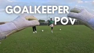 How Semi-Pro Goalkeepers Train | POV Goalkeeping Training