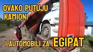 Kako Egipćani Transportuju Automobile i Kamione u Egipat , LIbiju , Siriju , Avganistan i Dubai