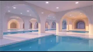Poolrooms Ambient: 2 Hours of Hydro-Relaxation & Water Sounds (Liminal Space for Sleep)